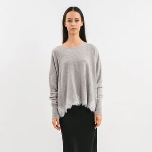 Daytrip Heather Gray Lace Top